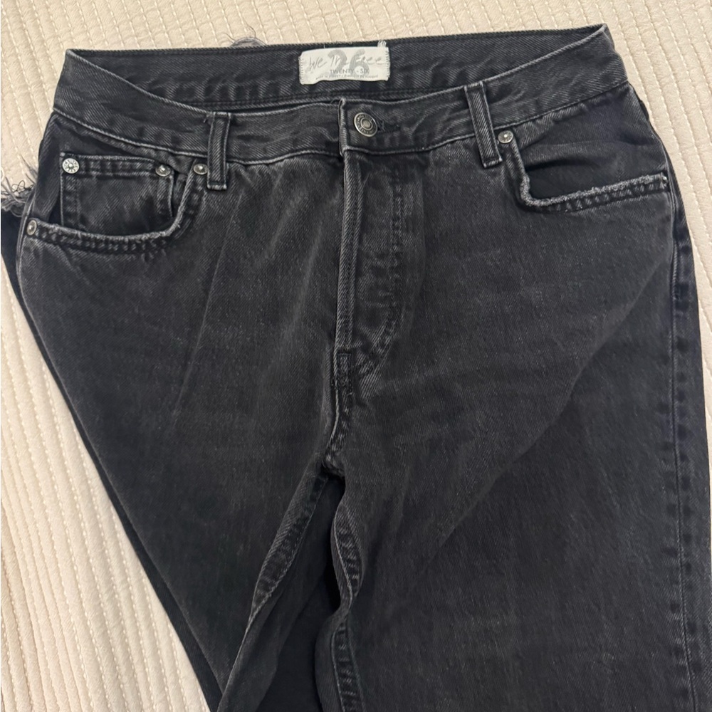 We The Free Black Washed Jeans